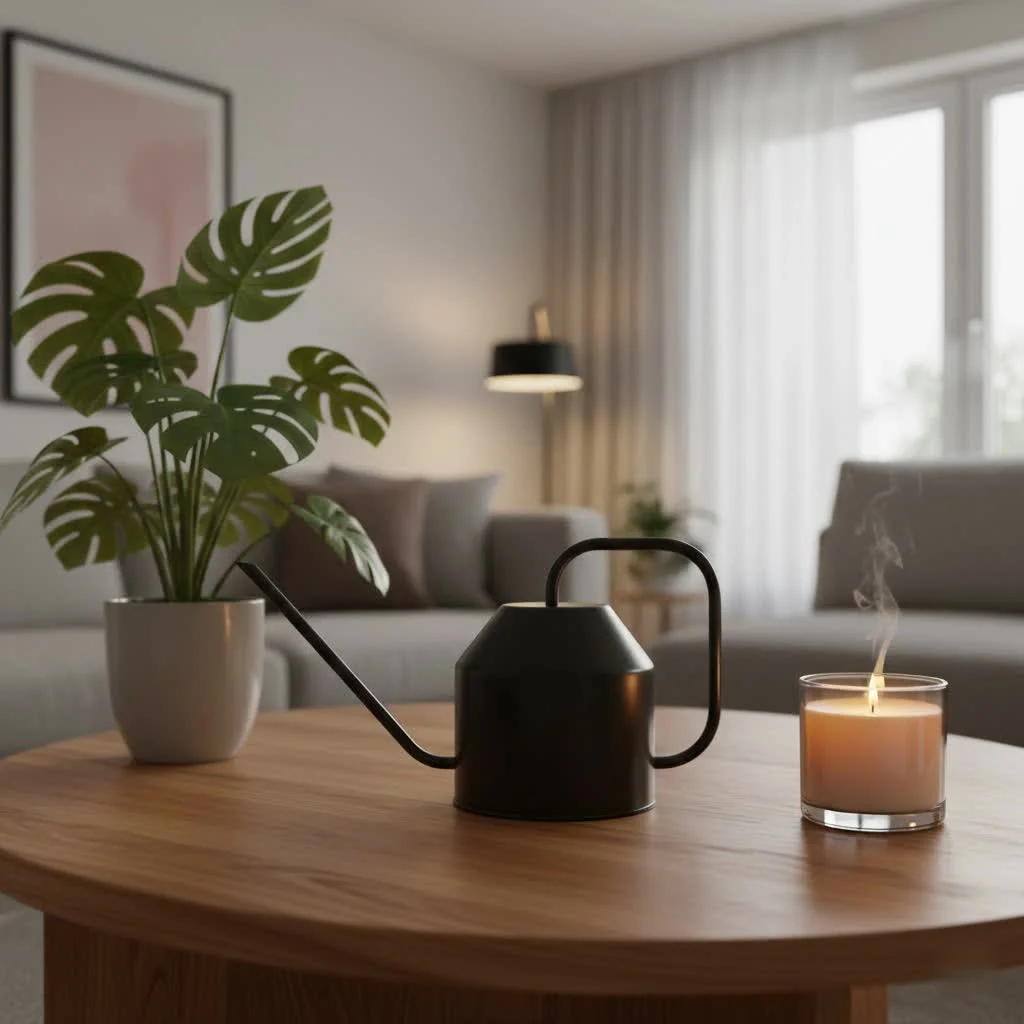 Stylish watering can for plant care